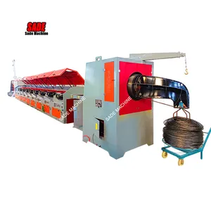 hot sale automatic 5.5mm -2.5mm Straight Wire Drawing Machine of production line