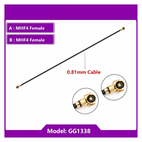 Connecteur d'antenne UFL/u.FL MHF4 Femelle/Mâle personnalisable, câble coaxial d'extension RG1.13 RG178, antenne patch
