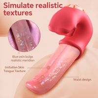Neu Entwickelter Mini G-Punkt-Stimulator für Frauen, Schmetterlings-Vibrator mit 10 Geschwindigkeiten, Wasserdicht, USB-Aufladbar, Rosen-Sexspielzeug