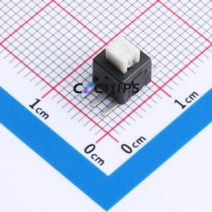 PS-5824SVA-6PNW Push Button Switch SMD-6P,5.8x5.8mm Switch No Lock Straight Handle 1-Stage Vertical Mount - Product Image 1