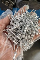 Rivets aveugles en aluminium de qualité supérieure DIN7337 4.0X10 3/16 3.2/4.0/4.8 1/8X1/2 pouces, tête ronde, type fermé ou ouvert, anodisés noirs