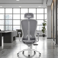Chaise de bureau ergonomique pivotante en maille moderne de luxe bon marché avec soutien lombaire réglable, prix compétitif, norme Bifma