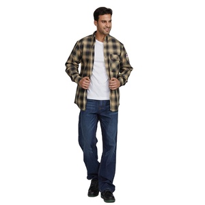FRDURATEX-camisa ignífuga para soldar, <span class=keywords><strong>ropa</strong></span> <span class=keywords><strong>de</strong></span> <span class=keywords><strong>trabajo</strong></span> industrial estadounidense con certificado UL - Product Image 1