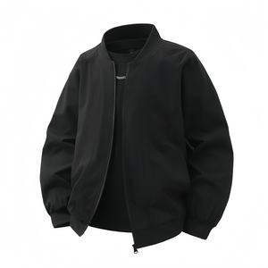 Veste bomber pour homme, nouvelle collection printemps-automne, style décontracté tendance, style simple, veste à fermeture éclair, fabricant de vestes, vente en gros personnalisée - Product Image 3