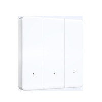 Interrupteur mural intelligent WiFi Tuya de type 86 avec commande tactile, application et commande vocale, norme universelle EU/UK via Alexa Google Assistant