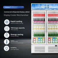 Vitrine Réfrigérée Commerciale à Température Unique à Refroidissement Direct par Air (Chiller)