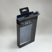 Boîte en plastique personnalisée pour téléphone portable avec impression PET, emballage personnalisé avec impression de logo