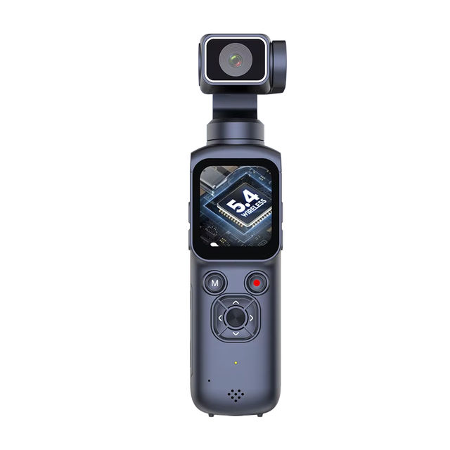 Handheld Gimbal Camera Pocket-Sized Action Stabilized 4K HD Camcorder Face Tracking Touch Screen 330 Rotation Camera