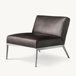 Sassanid OEM High esigente in Italia Design di lusso per soggiorno e soggiorno con sedia a sdraio in pelle Oscar