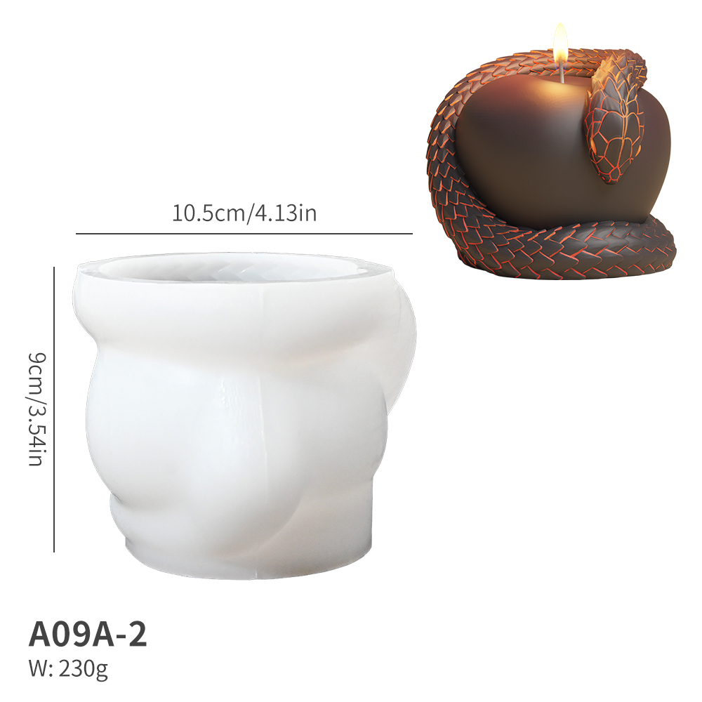 A09A-2 Moule à pomme serpent blanc