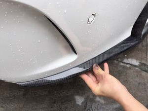 JSK stile fibra di carbonio aletta laterale paraurti posteriore per 2015-2016 BENZ C-CLASS W205 C180 C200 C260 SPORT - Product Image 4