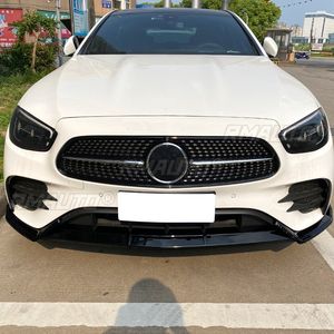 Protection de pare-chocs avant, lèvre de spoiler, diffuseur, protection de pare-chocs pour Mercedes Benz Classe E W213 E260 E300 E53 2021-2023 - Product Image 4