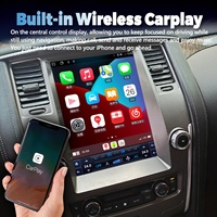 Reproductor Multimedia con Navegación GPS Android 13 de 13.8 Pulgadas, DSP, CarPlay, Radio Estéreo Integrada 2DIN para Tablero de Patrol Y62 Y61 Armada