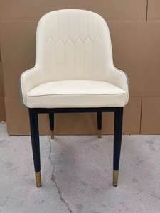 <span class=keywords><strong>Chaise</strong></span> de salle à manger moderne de style Wabi-sabi/Japandi/Nordique, rembourrée et capitonnée, pour restaurant, <span class=keywords><strong>chaise</strong></span> de salle à manger européenne blanche - Product Image 6