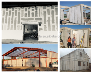 Maisons préfabriquées en béton / Ligne de production de panneaux sandwich / Machine de fabrication de panneaux de blocs muraux en béton préfabriqué - Product Image 2