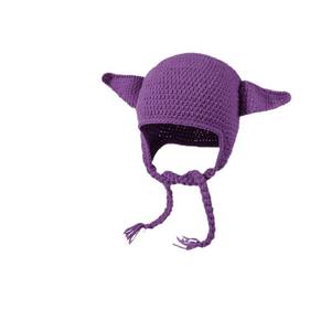 หมวกไหมพรมปิดหูแบบถักลายดาว ** Wars <span class=keywords><strong>Yoda</strong></span> หมวกขนสัตว์สำหรับเด็กและผู้ใหญ่ - Product Image 4