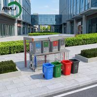 RNKJ Station de Collecte des Déchets Souterraine Intelligente Moderne en Acier avec Induction Automatique du Couvercle et Surveillance IoT