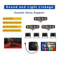Système d'avertissement LED pour chariot élévateur, alarme d'angle mort arrière, détection anti-collision, lampe de signalisation 24V, garantie 2 ans pour entrepôt industriel