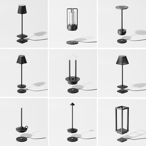 Wireless <strong>Charging</strong> Base Simple Aluminum Touch Control Cordless <strong>Charging</strong> Pad Station for Rechargeable LED Table <strong>Lamps</strong> - Product Image 3