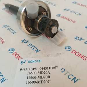 หัวฉีดน้ำมันคอมมอนเรล 0445110857 0445110491 0445110795 16600-MD20A 16600-MD20B 16600-MD20C สำหรับรถยนต์นิสสัน 100 NX ปี 1993-1994 - Product Image 4