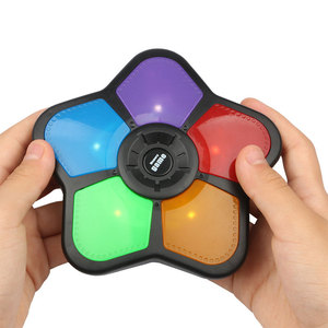 Jeu éducatif électronique <span class=keywords><strong>de</strong></span> mémoire en forme d'étoile, labyrinthe pour enfants, 5 touches, jeu <span class=keywords><strong>de</strong></span> mémoire assorti, machine à jouer avec lumière et <span class=keywords><strong>musique</strong></span> - Product Image 2