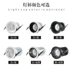 High Quality 30W Mini Spot Moving Head Light For Work Lights Cob Ceiling spot light led downlight with gold reflector