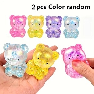 Juguetes de Peluche de Osito Adorable para Niños, Regalos para el Día del Niño, Juguetes de Osito de Maltosa para Aliviar el Estrés, para Fiestas de Halloween y Navidad - Product Image 2