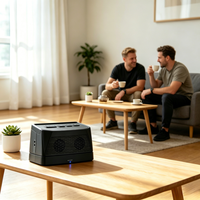 2,4GHz Digitaler Tragbarer Kabelloser Lautsprecher Outdoor Wasserdicht IPX3 Optische Verbindung 6 Std. Spielzeit 25M Reichweite 40mm Treiber