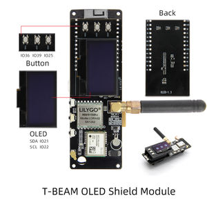 บอร์ดพัฒนา LILYGO T-Beam V1.2 พร้อมจอ OLED 0.96 นิ้ว โมดูล ESP32 LoRa ระบบนำทาง GPS NEO-6M หน่วยความจำแฟลช 4MB หน่วยความจำ PSRAM 8MB สำหรับการเชื่อมต่อไร้สาย RF - Product Image 4