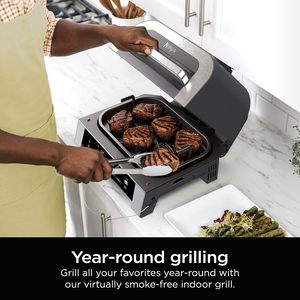 Ninja DG551 Foodi Smart XL, Parrilla y Freidora de Aire 6 en 1 para Interiores con Termómetro Cerámico, 1760W - Asar, Hornear, Grill, Deshidratar - Product Image 3