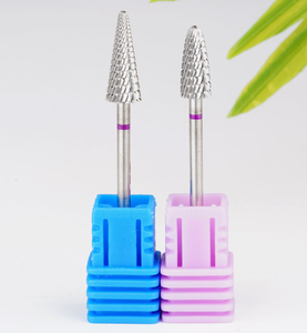Fraise conique professionnelle en carbure de tungstène de 3/32 po pour le retrait du vernis gel et de l'acrylique, pour manucure électrique - Product Image 3