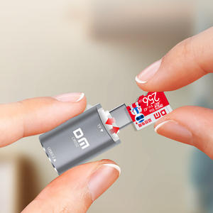 Pembaca Kartu TF Kecepatan Tinggi USB 3.<span class=keywords><strong>2</strong></span> <span class=keywords><strong>2</strong></span>-in-1 Adaptor USB Tipe-C Portabel Eksternal Paduan Aluminium - Product Image 6