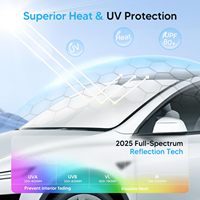 Pare-soleil pliable pour pare-brise avant de voiture, isolation thermique personnalisée, refroidissement, pour BMW X1 F48 2016-2022