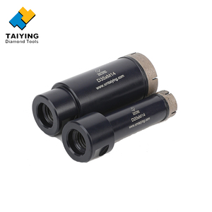 Brocas de diamante para perforación en húmedo TAIYING CDR-024 de 6 mm, rosca 5/8-11, acabado en óxido negro, para perforar azulejos de cerámica, porcelana y <span class=keywords><strong>Dekton</strong></span>. - Product Image 3