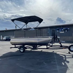 Allsea pontone barca vendita australiana 4.6m 15ft saldato in alluminio di piccole dimensioni a buon mercato sport pontone barca con certificazione CE