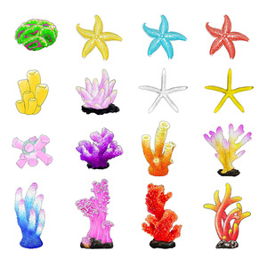Artigianato in Resina Smaltata, Corallo Artistico per Acquario, Rana Decorativa per Ornamenti Fai-da-Te, Regalo di Natale - Product Image 2
