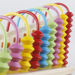 Ábaco Educativo de Madera con 10 Cuentas, Juguete de Aprendizaje de Matemáticas para Niños de 5 a 7 Años, Venta al Por Mayor - Product Image 4