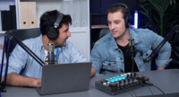 Interface audio dynamique Luucco MI-2, mixeur avec double entrée XLR, USB Type-C, batterie 2000 mAh, microphone pour ordinateur, streaming et jeux