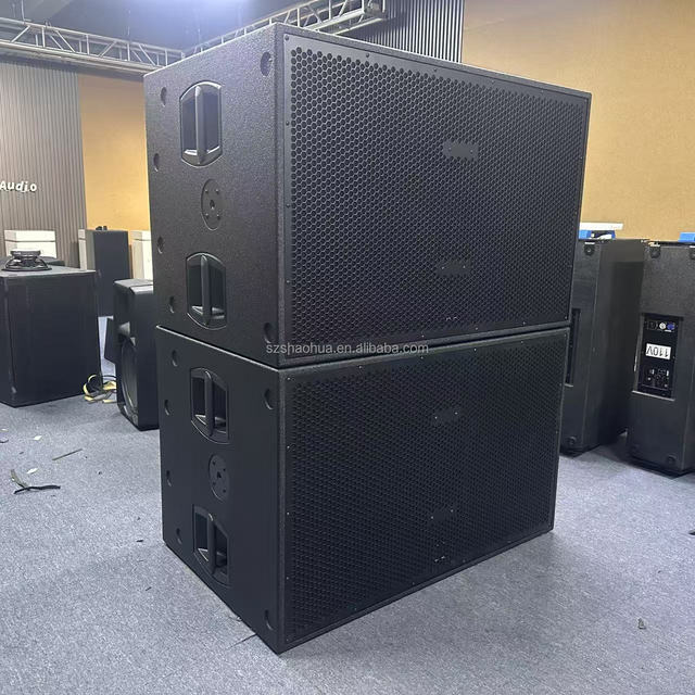 SUB 8006-AS Subwoofer Active Double 18 Inch Subwoofer Speaker Bass for Church Stage Powered Subwoofers Audio Speaker