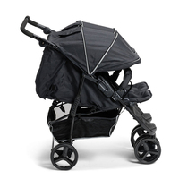 Poussette double latérale pour enfants, 2 places, double poussette