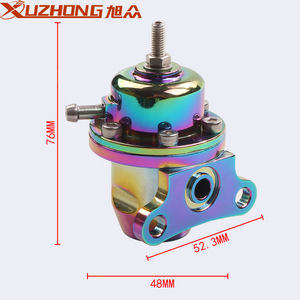 Xuzhong <b>Fuel</b> Pressure Regulator 76mm 48mm Aluminum Turbocharger Part for Car Modification - Product Image 1