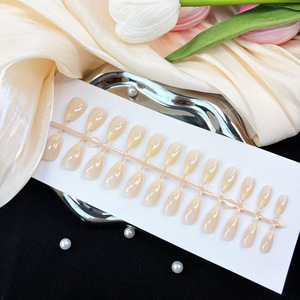 <span class=keywords><strong>Uñas</strong></span> Postizas Profesionales Semiterminadas, Cortas, Almendradas, Pre-fabricadas, <span class=keywords><strong>Diseño</strong></span> Francés, Color Sólido, Proveedor Mayorista <span class=keywords><strong>de</strong></span> <span class=keywords><strong>Uñas</strong></span> - Product Image 6