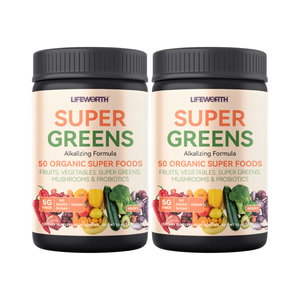 Lifeworth Private Label Organic <span class=keywords><strong>Vegan</strong></span> Greens Superfood <span class=keywords><strong>Protein</strong></span> Powder Soporte de inmunidad y alivio de energía Bebida verde saludable - Product Image 1