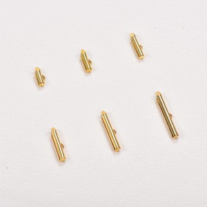 10 pièces Embouts de finition en acier inoxydable, Connecteurs coulissants pour tubes, Boucles, Perles de sertissage, Fermoirs de chaîne pour la fabrication de bijoux et de bracelets DIY - Product Image 4
