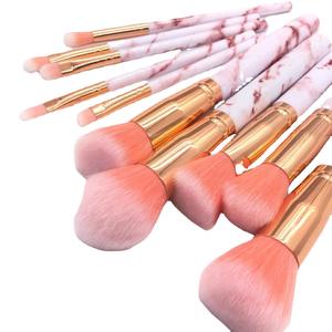 फैक्टरी थोक मेकअप ब्रश सेट 10 संगमरमर ब्रश-विदेशी व्यापार के लिए चेहरे के सौंदर्य उपकरणों के लिए 5 बड़े 5 छोटे नेत्र छाया ब्रश - Product Image 2