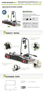 Ztto — porte-vélo électrique pour 2 vélos, monté en usine chinoise, nouveau design - Product Image 5
