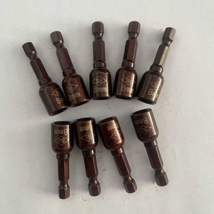 10 pièces <span class=keywords><strong>douille</strong></span> magnétique haute résistance couleur <span class=keywords><strong>tuile</strong></span> en acier hexagonale 8mm tête de <span class=keywords><strong>douille</strong></span> forte vent magnétique lot perceuse queue fil prise - Product Image 4