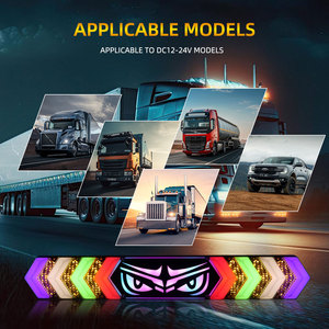 Xe Tải LED Nhấp Nháy Cảnh Báo Ánh Sáng Dài Dải Đầy Màu Sắc Phanh Lần Lượt Tín Hiệu Mới Phía Sau Sương Mù Đuôi Ánh Sáng Cho Xe Ánh Sáng Phụ Kiện - Product Image 6