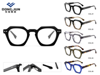 Monture de lunettes optique ronde de petite taille tendance, monture optique unisexe en fibre d'acétate, technologie de qualité, monture de lunettes optique