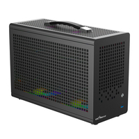 OEM Factory Direct Quality-Guaranteed ITX/MATX Mid Tower Desktop Case Multi-Color Transparent Side Portable Aluminum Alloy Fan
